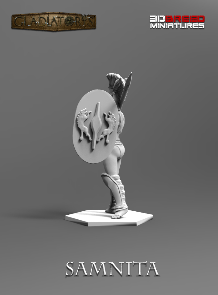 Gladiatoris - Samnita 3D en proceso