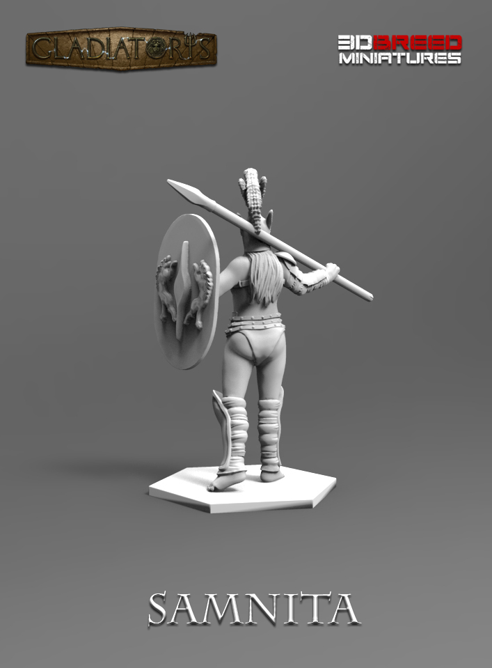 Gladiatoris - Samnita 3D en proceso