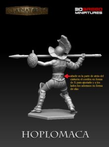 Gladiatoris - Hoplomaca 3D corregida por Alfonso Mañas