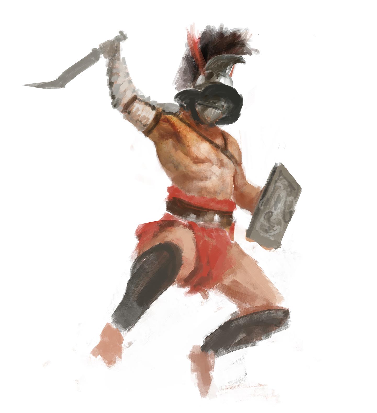 Gladiatoris - Boceto Thraex Manzanedo 4