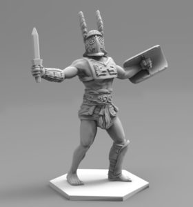 Gladiatoris - Provocator 3D in process