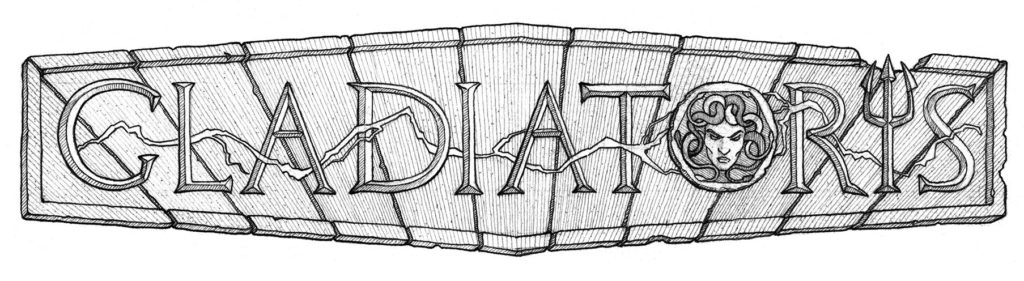 Gladiatoris - Boceto del logo de David Temprano (agosto 2015)