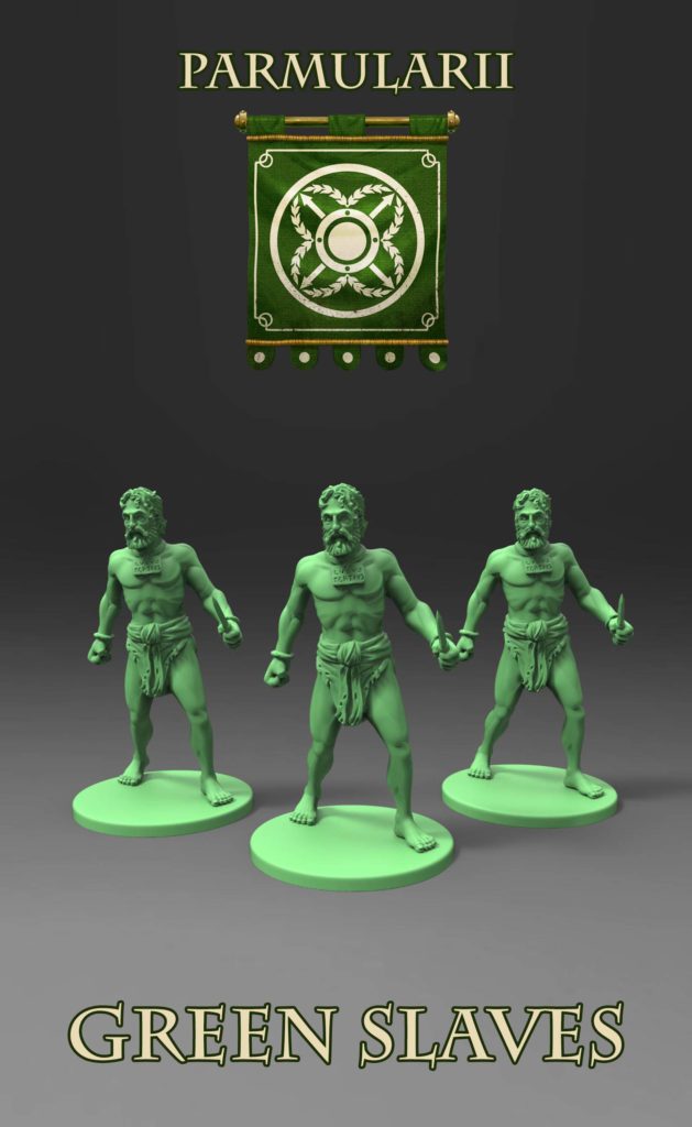 Gladiatoris - Green Slaves (Parmularii)