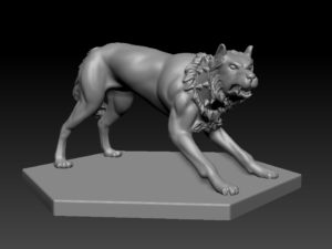 Gladiatoris - Perro de Presa 3D in process