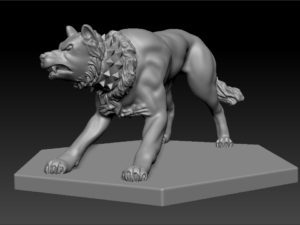 Gladiatoris - Perro de Presa 3D en proceso